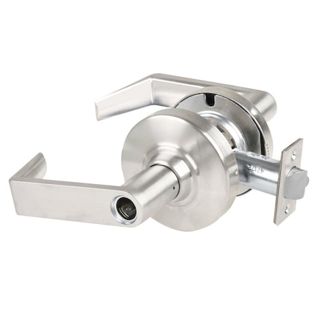 Schlage Grade 1 Entrance Lock, Rhodes Lever, Less Cylinder, Satin Nickel Finish, Non-Handed ND53LD RHO 619